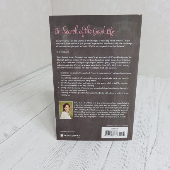 Living Well, Spending Less: 12 Secrets of the Good Life by Ruth Soukup - Picture 2 of 2
